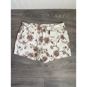 A New Approach a.n.a Twill Shorts Womens Size 2 Blue Cotton Blend Chinos Pockets